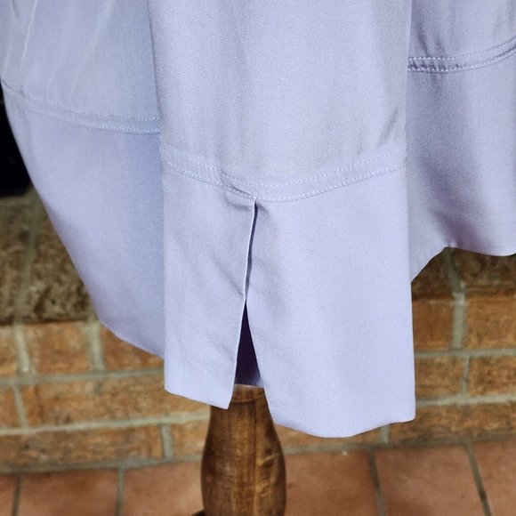 Annie Griffin 93% Silk Purple Blouse Size M - Picture 4 of 5